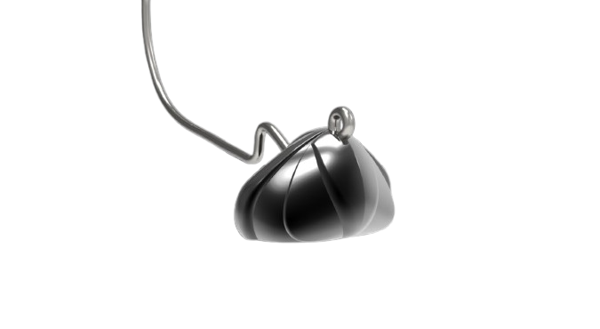 Anzuelos AGR Shaky Head Negro Mate 3/0