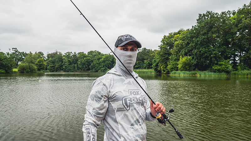 Camiseta técnica con capucha UV Fox Rage Light Camo
