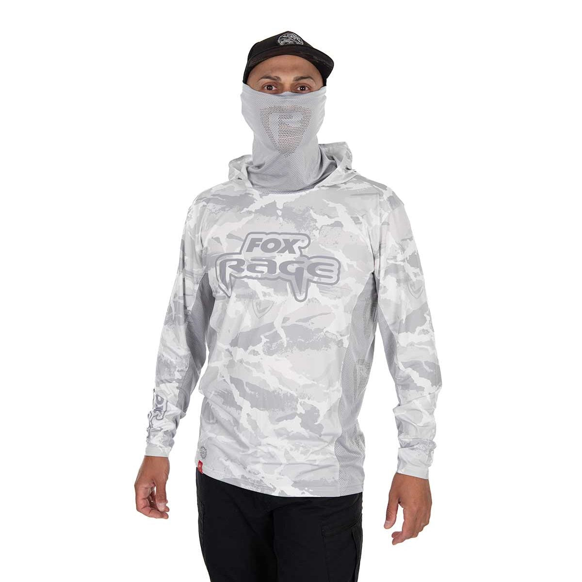 Camiseta técnica con capucha UV Fox Rage Light Camo