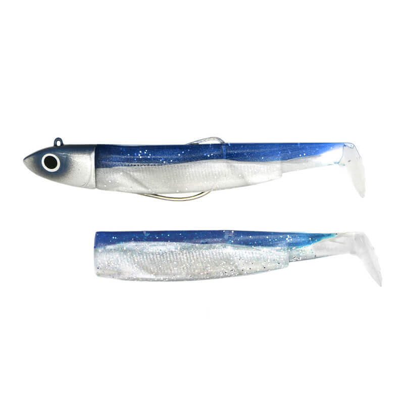 Combo Black Minnow 90 Off Shore 10 g Blue