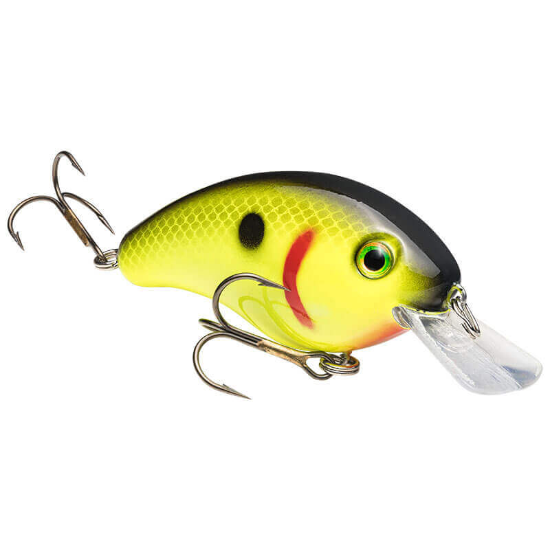 Crankbait Strike King Pro Model 4S – 110 mm Black Back Chartreuse