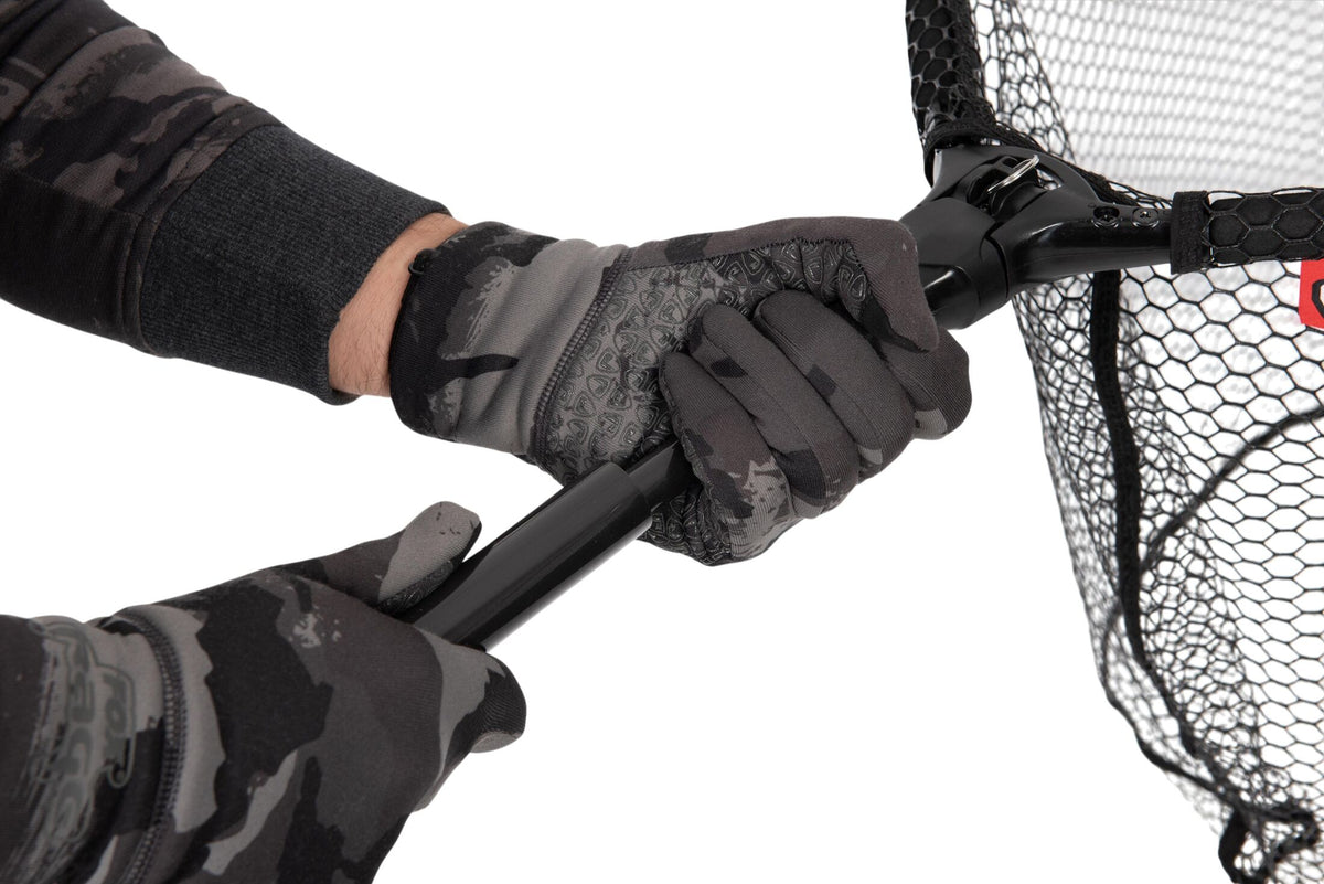 Guantes de camuflaje - talla mediana.