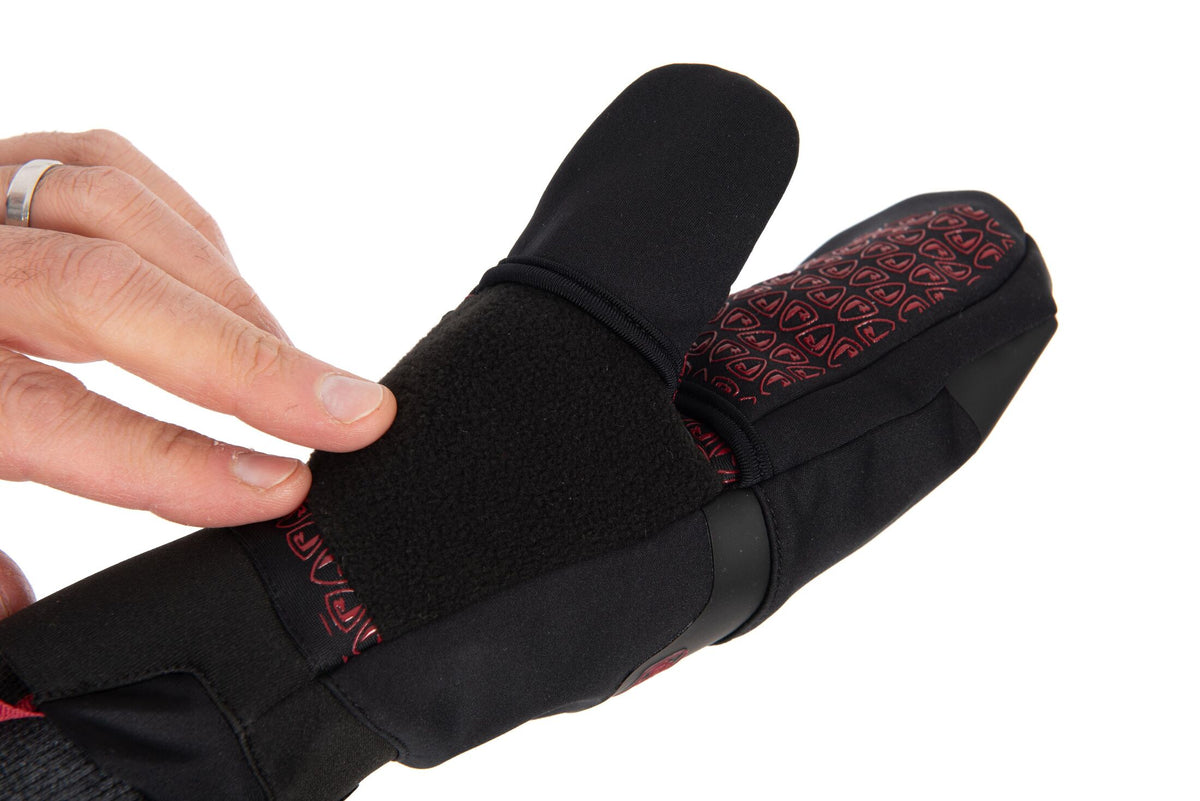 Guantes de manopla sin dedos - talla mediana.