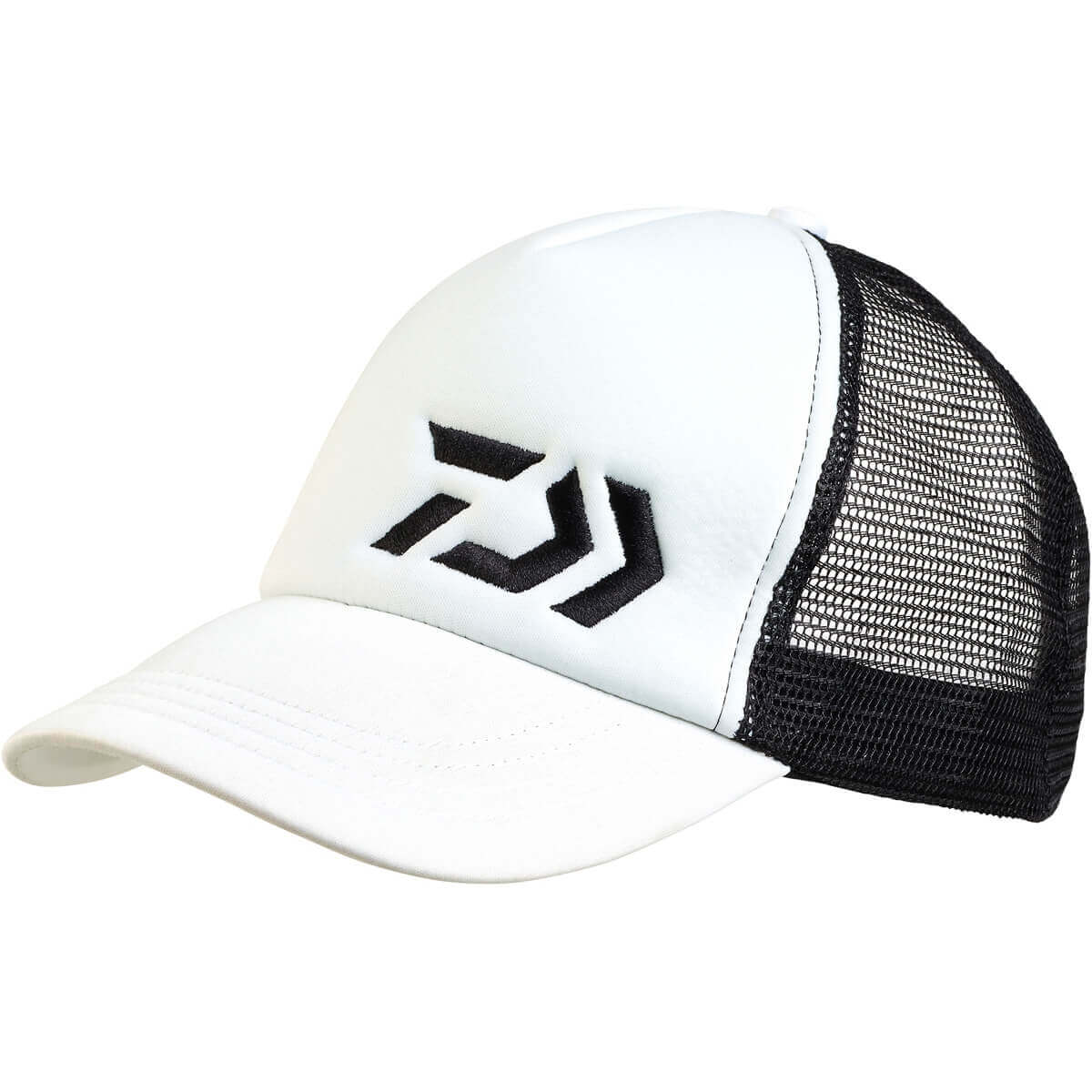 Gorra Daiwa Matelasse Negra Blanca