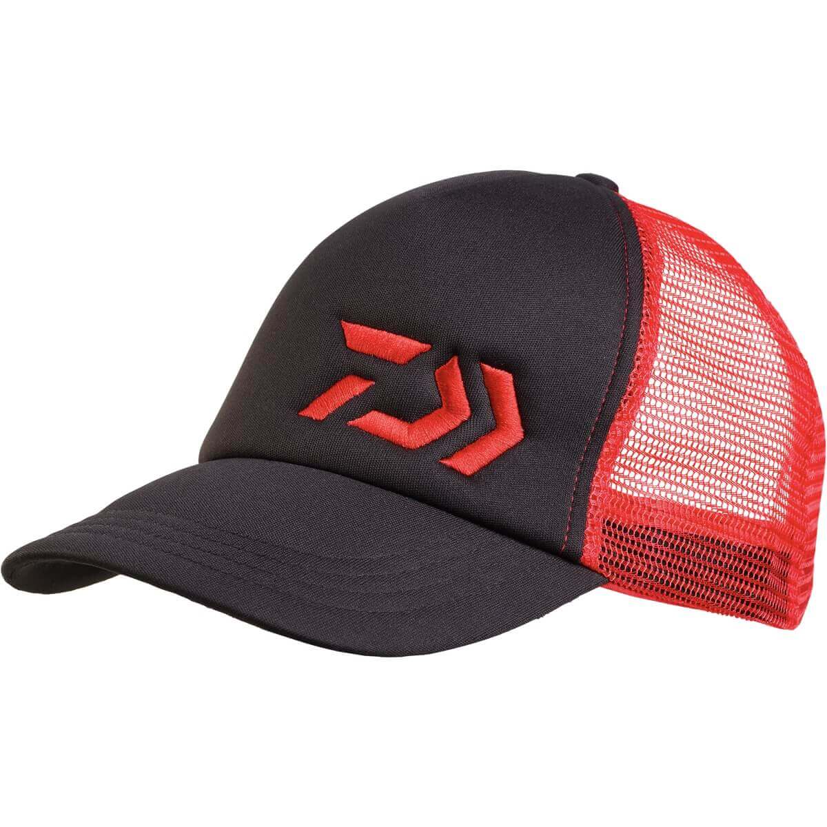 Gorra Daiwa Matelasse Negra Roja