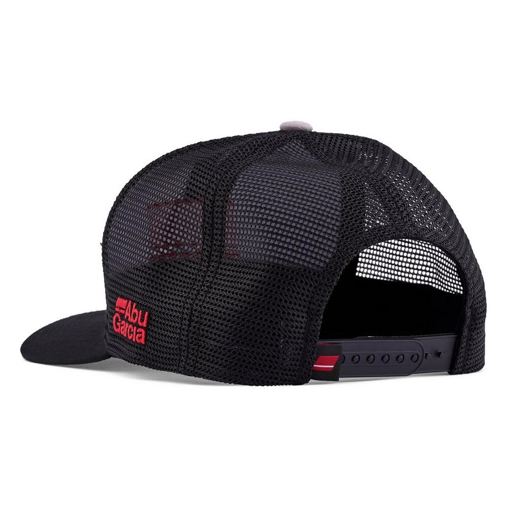 Gorra Abu Garcia Flag Trucker Gris Negro