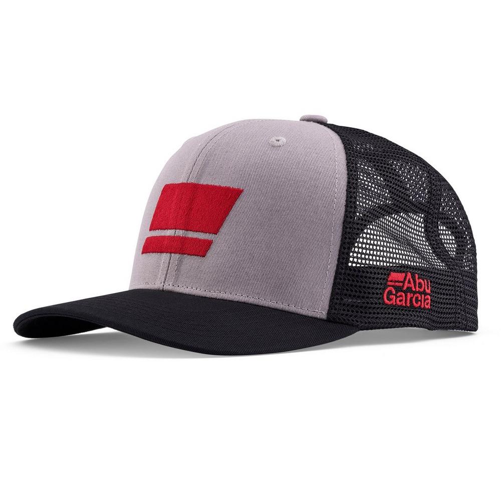 Gorra Abu Garcia Flag Trucker Gris Negro