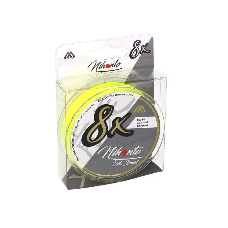 Hilo Trenzado Mikado Nihonto 8X Fluo Amarillo 150 m 2