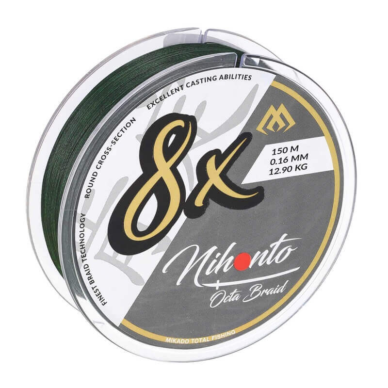 Hilo Trenzado Mikado Nihonto 8X Verde 150 m 1