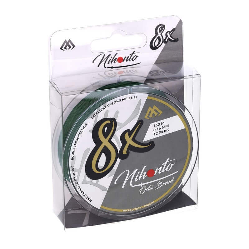 Hilo Trenzado Mikado Nihonto 8X Verde 150 m 2