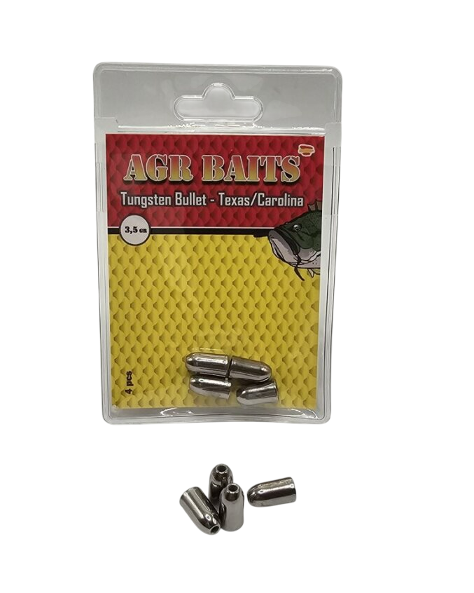 Peso Bala de Tungsteno AGR Texas & Carolina Plata
