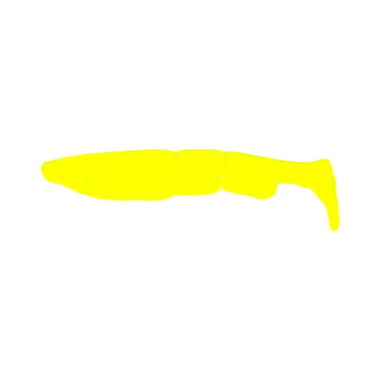 Swimbait Vinilo Alpha Hacker 7 Chartreuse
