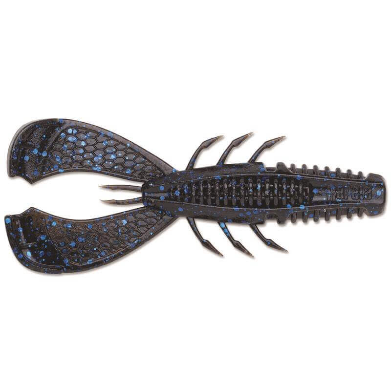 Vinilo Cangrejo Rapala Crushcity Cleanup Craw 3 – 90 mm Black Blue Flake