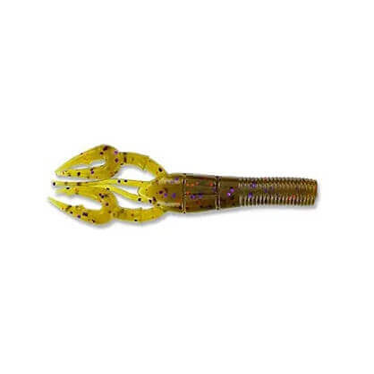 Vinilo Yamamoto Fat Baby Craw 3,75” – 95 mm Green Pumpkin Purple Copper Flake