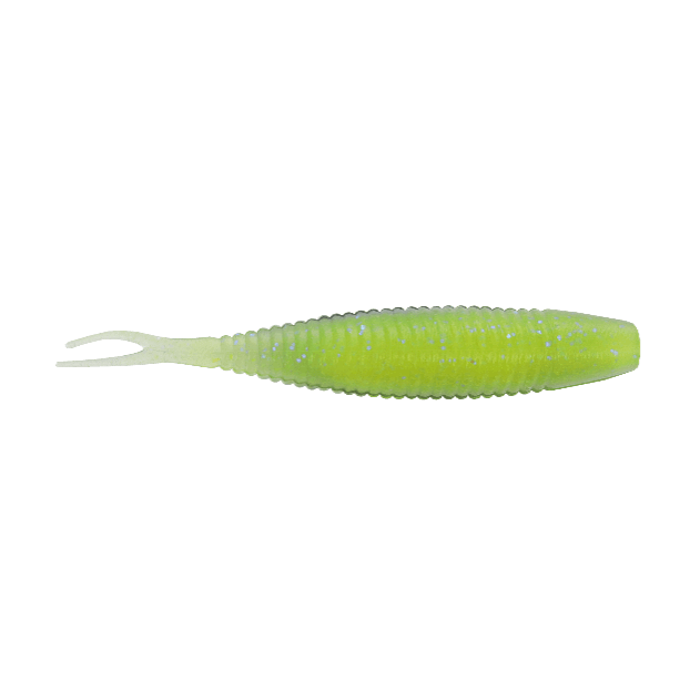 Vinilo Yamamoto Scope Shad 3” – 76 mm Chartreuse Electric Blue