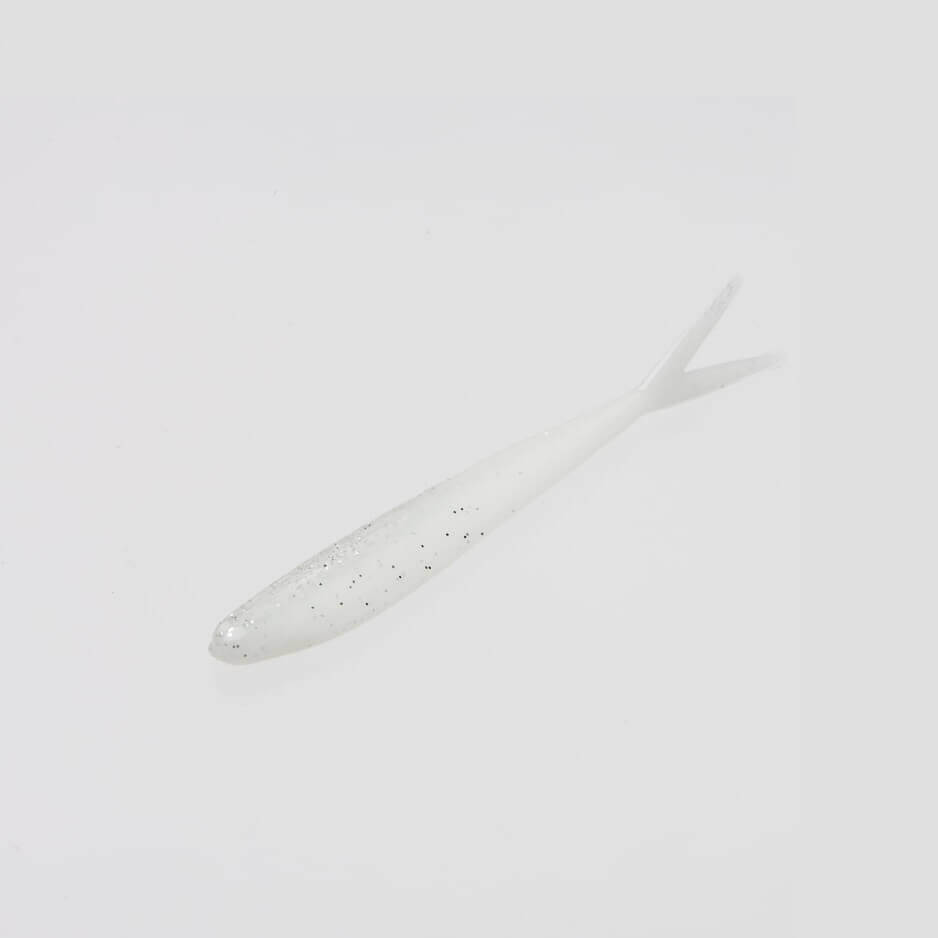 Vinilo Zoom Flukes 100 mm White Ice