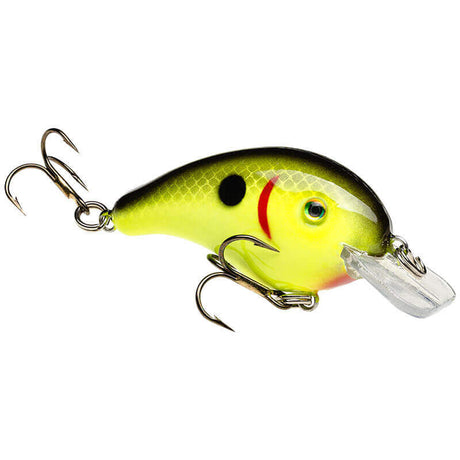 crankbaits strike king pro model 1 black back chartreuse