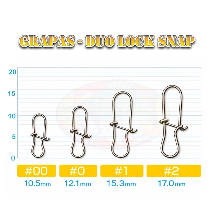 Grapas AGR Duo Lock Snap Nickel - Tienda Bass
