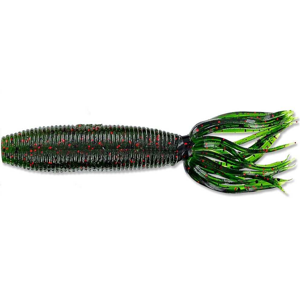 Vinilo Yamamoto Big Ika 5'' - 127 mm Watermelon Black Red - Tienda Bass