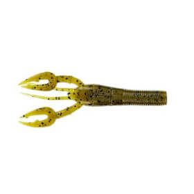 Vinilo Yamamoto Fat Baby Craw Floater 3´75" 95 mm Green Pumpkin Black - Tienda Bass