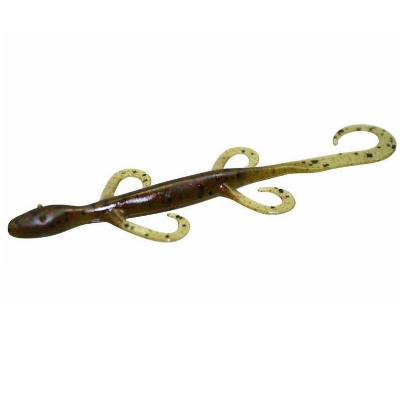 Vinilo Zoom Mini Lizard 100 mm Green Pumpking Red - Tienda Bass