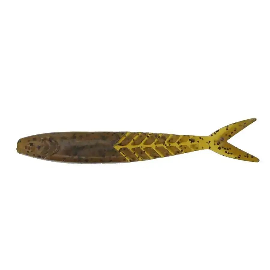 Vinilo Zoom Shimmer Shad 108 mm Green Pumpkin - Tienda Bass
