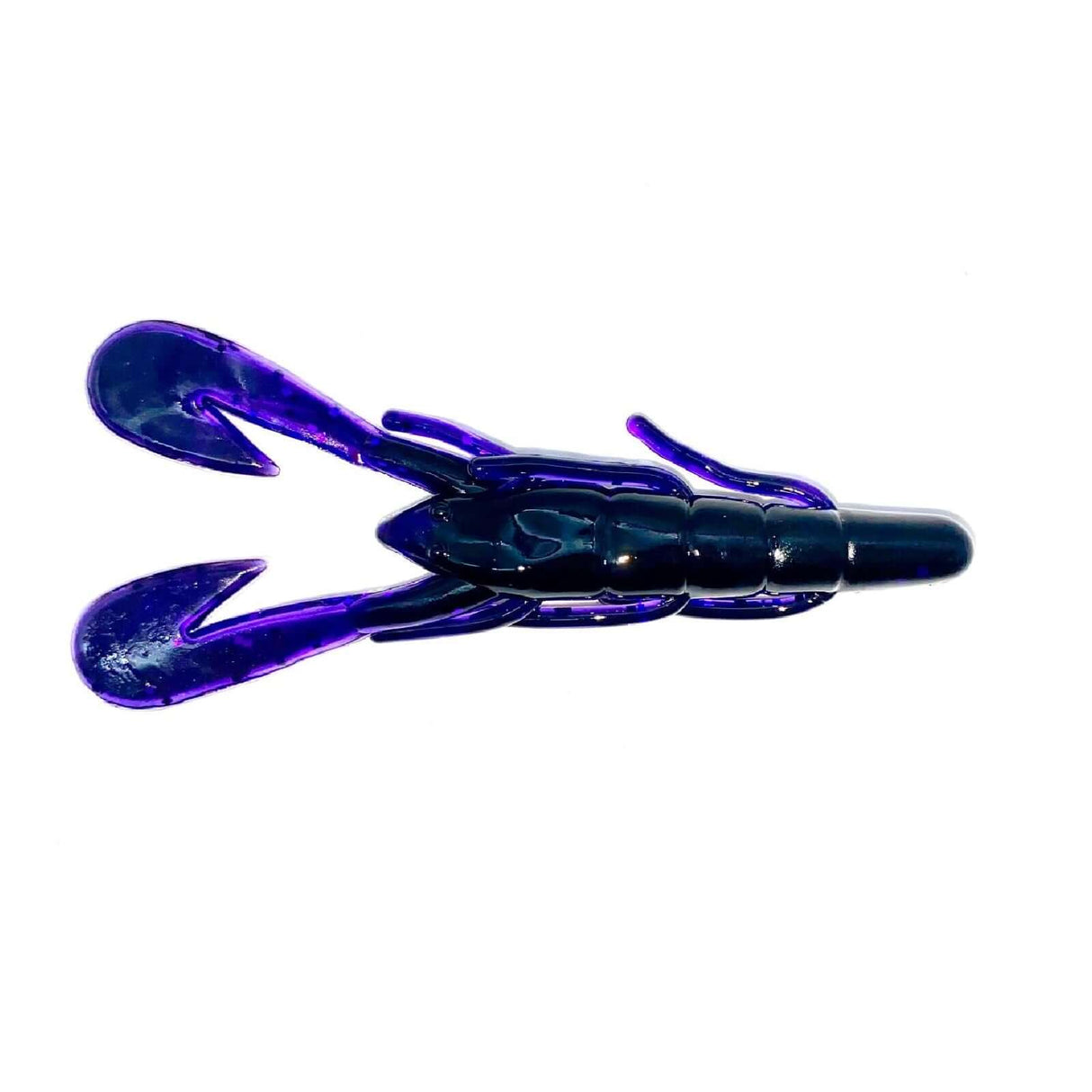 Vinilo Zoom Ultra Vibe Speed Craw 90 mm Black Light - Tienda Bass