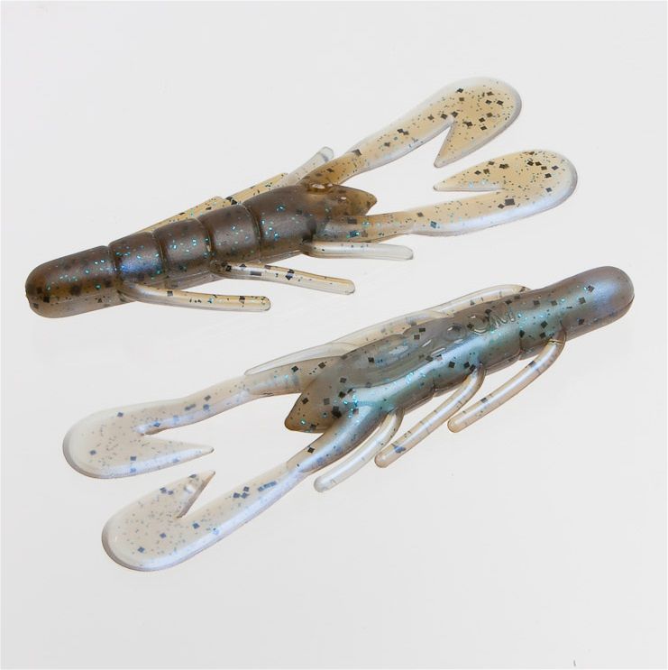 Vinilo Zoom Ultra Vibe Speed Craw 90 mm Green Pumpkin Blue Flash - Tienda Bass