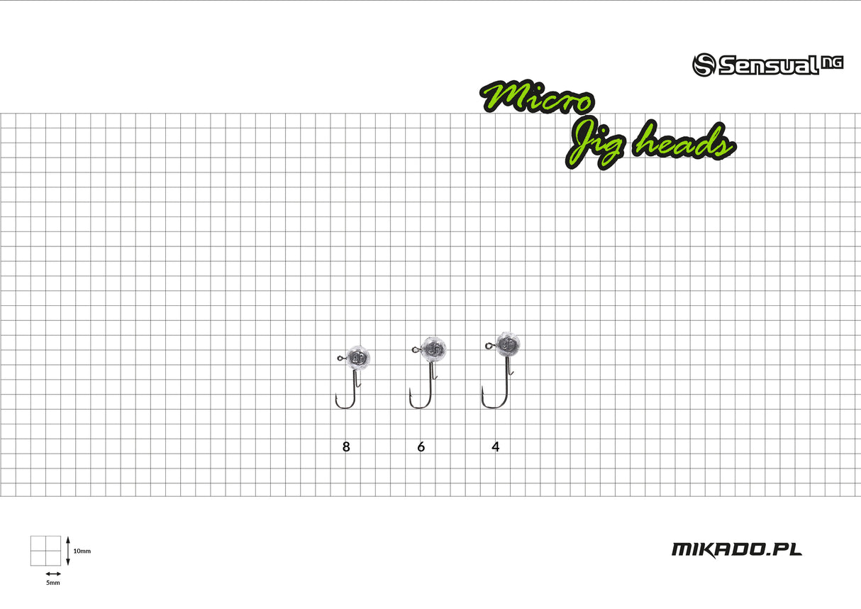 Anzuelos Mikado Sensual Micro Jig Head 3g