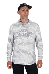 Camiseta con capucha UV Fox Rage Light Camo