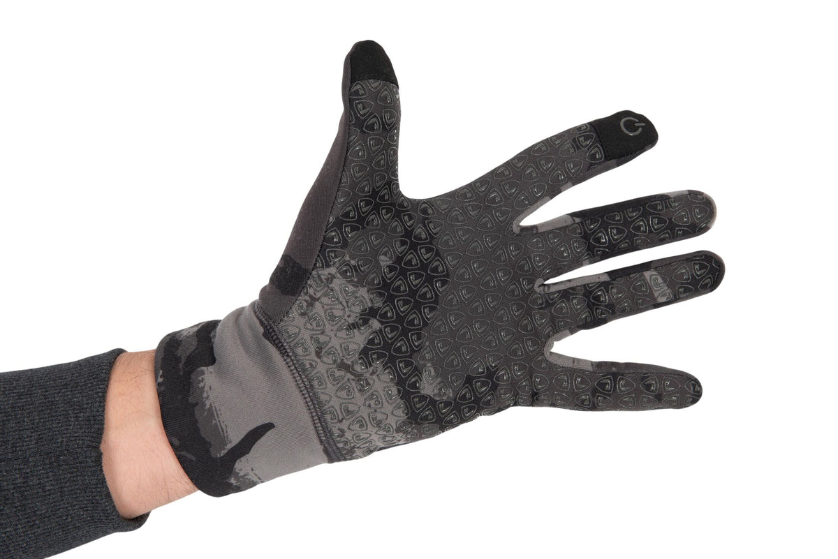 Guantes de camuflaje - talla mediana.