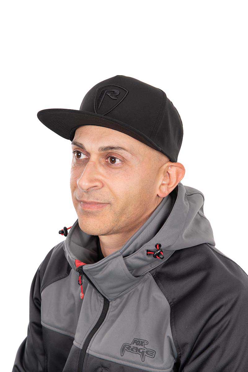 Gorra Fox Rage Shield Flat Peak Negra