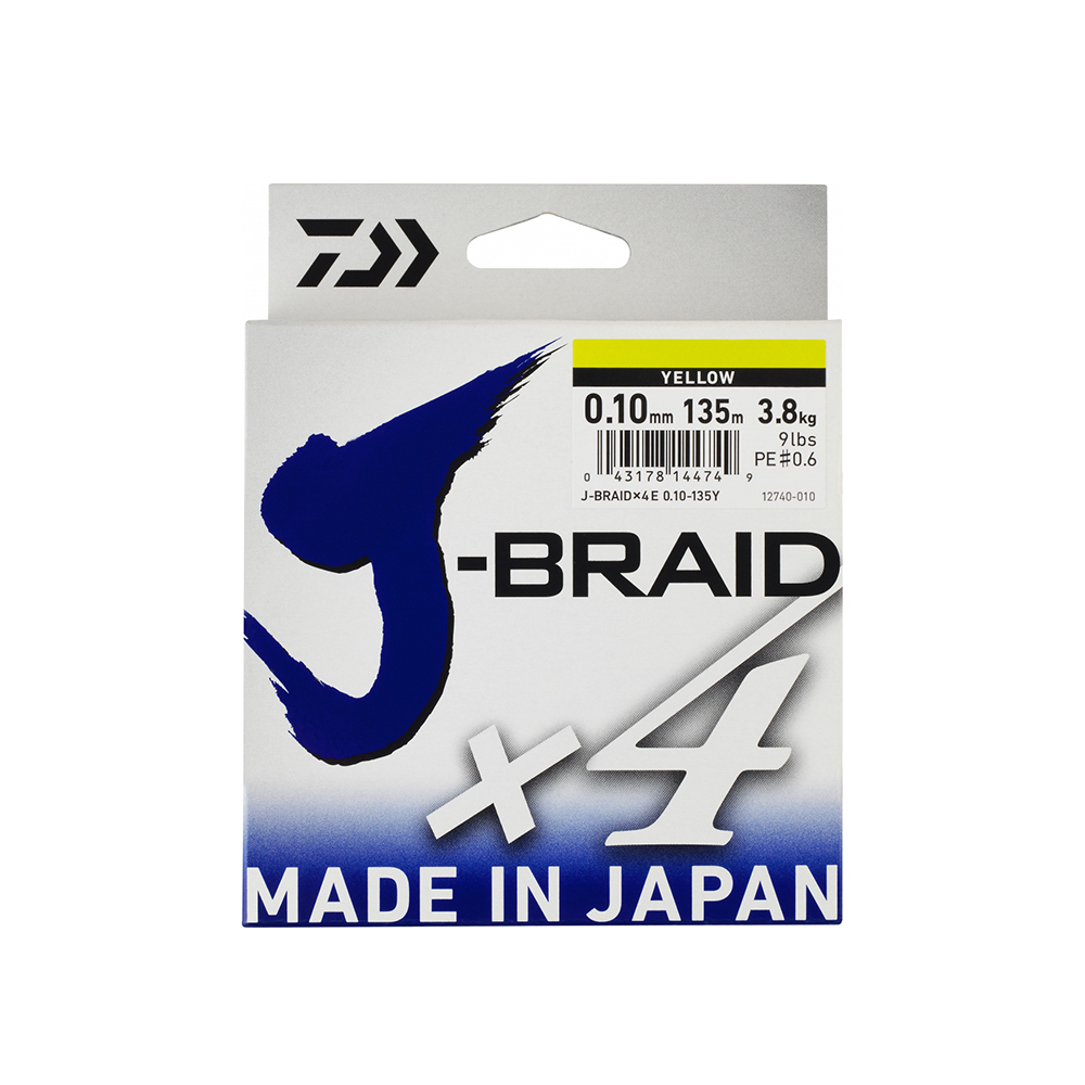 Hilo Trenzado Daiwa J-Braid 4B Verde 135 m