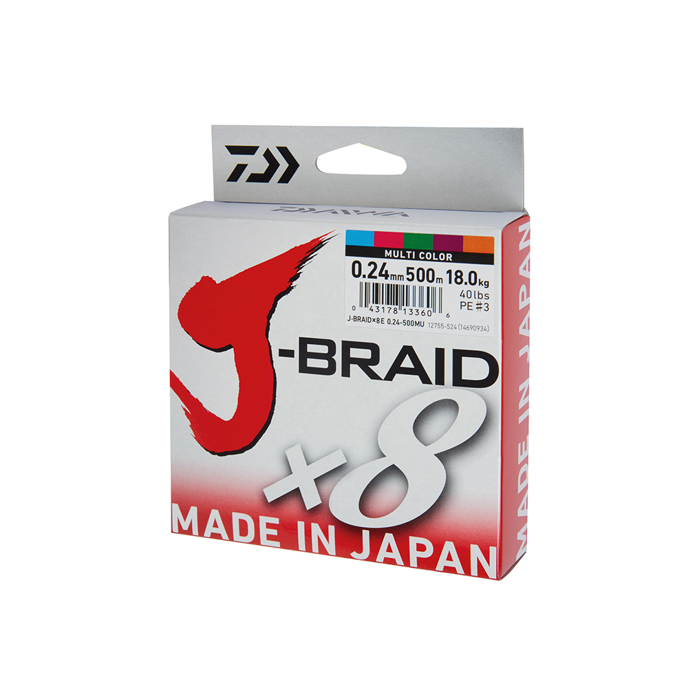 Hilo Trenzado Daiwa J-Braid 8B Verde 150 m