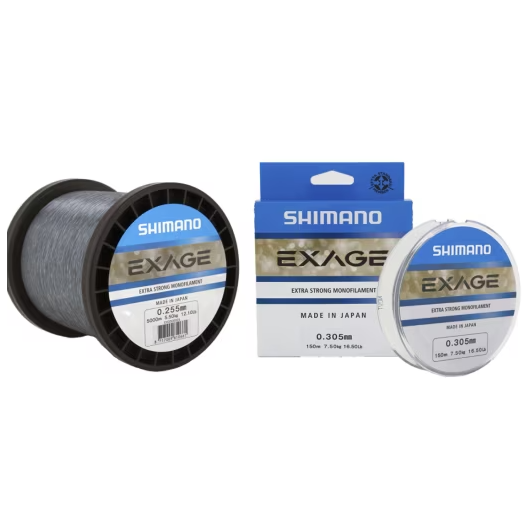 Hilo monofilamento Shimano Exage Gris 300m