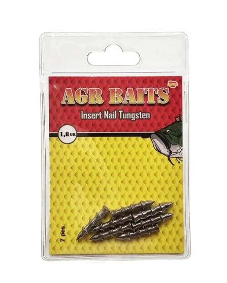 Plomo AGR Insert Nail Tungsten 1,8 g