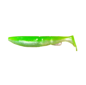 Swimbait Vinilo Alpha Hacker 8 Ghost Electric Lime