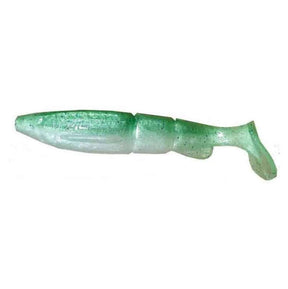 Swimbait Vinilo Alpha Hacker 8 Green Glitter