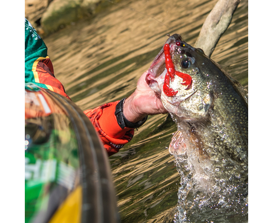 Vinilo Strike King Craw 101 mm Delta Red