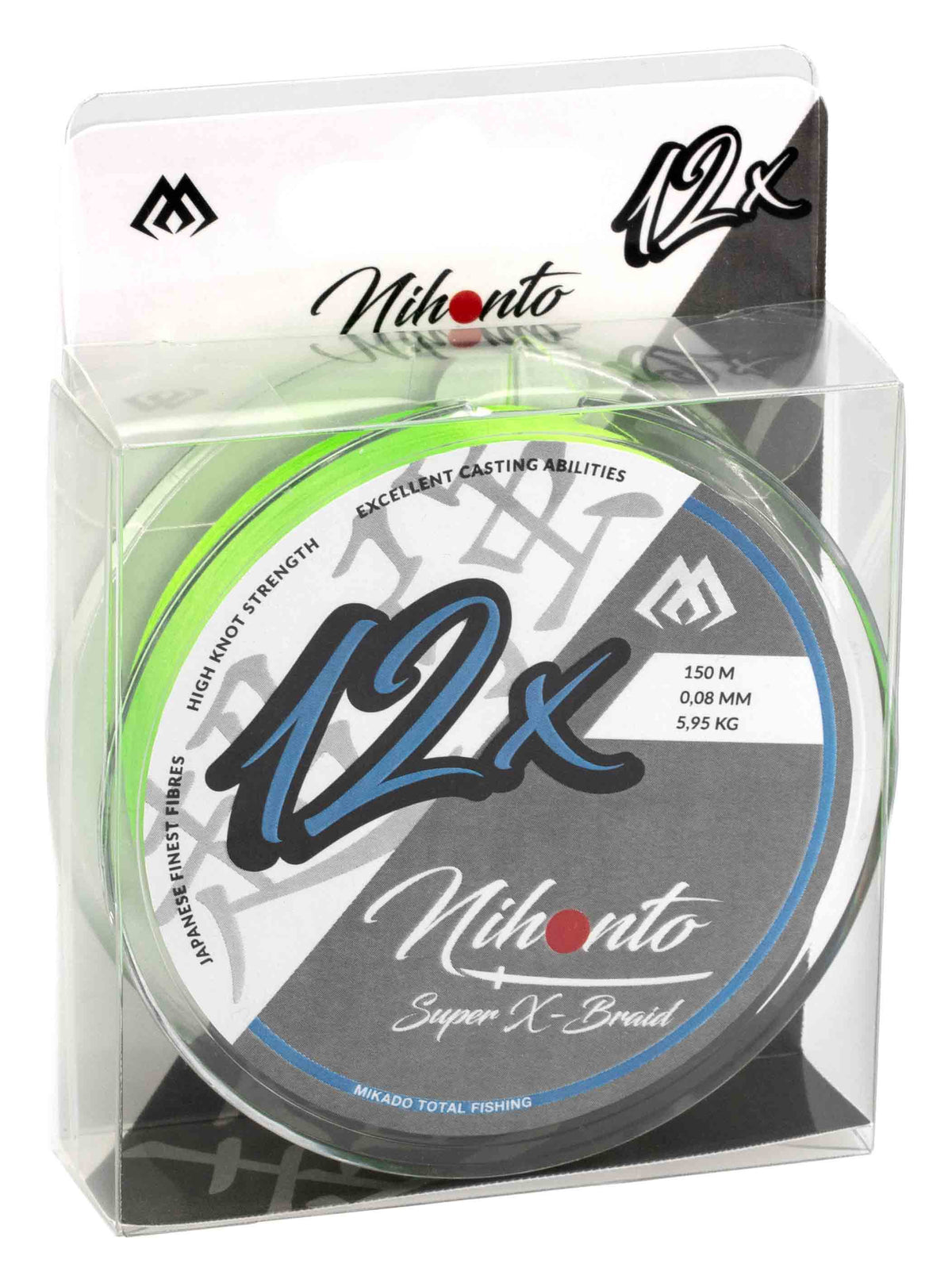 Accesorio Mikado Nihonto Super X-Braid 0.08mm/5.95kg/150m Fluo 1 spool
