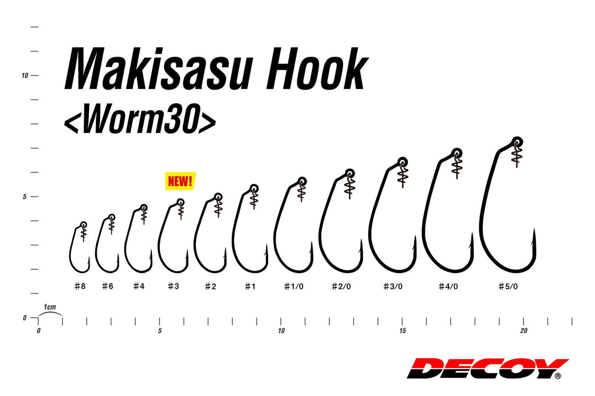 Anzuelos Decoy Worm 30 Makisasu - Tienda Bass