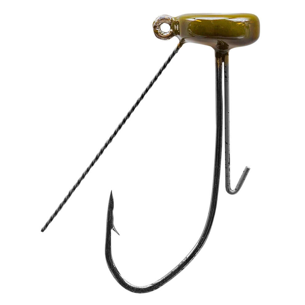 Anzuelos Ned Rig Jig Strike King 1,8 g Green Pumpkin - Tienda Bass
