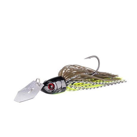 Chatterbait Shimano Yasei Chit Chat 17g Brown Chartreuse - Tienda Bass