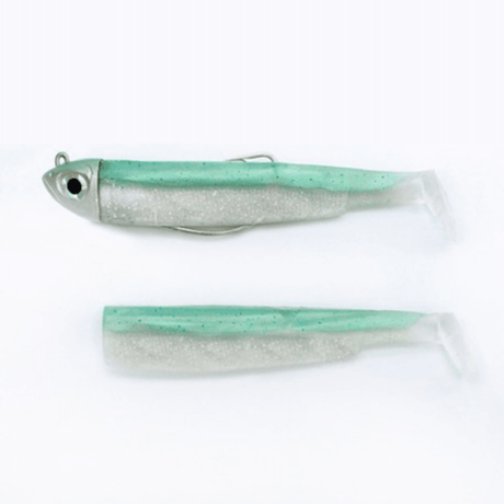 Combo Black Minnow Nº3 120 Shore 12 g Green Glitter - Tienda Bass