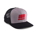 Gorra Abu Garcia Flag Trucker Gris Negro - Tienda Bass