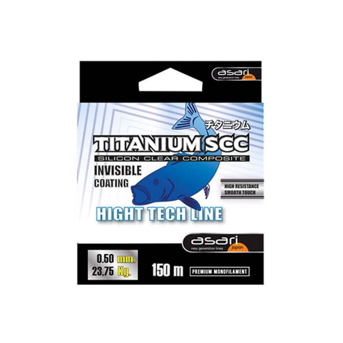 Hilo Asari Titanium transparente 150 m - Tienda Bass