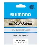 Hilo monofilamento Shimano Exage Gris 300m - Tienda Bass