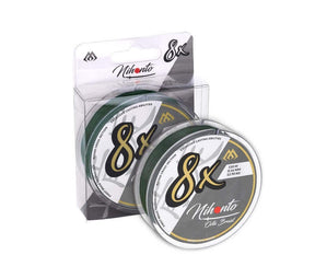 Hilo Trenzado Mikado Nihonto 8X Verde 150 m - Tienda Bass