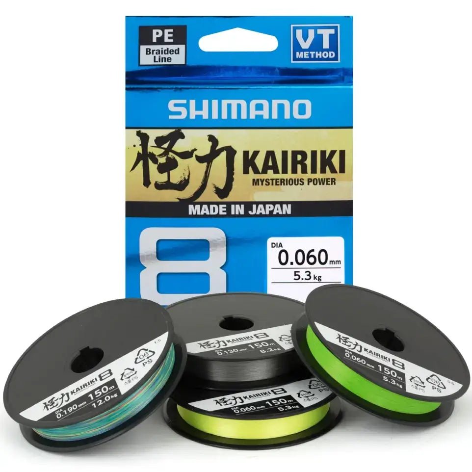 Hilo Trenzado Shimano Kairiki 8 Verde 150 m - Tienda Bass