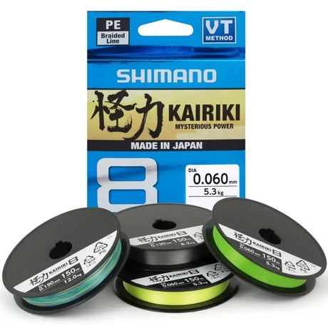 Hilo Trenzado Shimano Kairiki 8 Verde 150 m - Tienda Bass